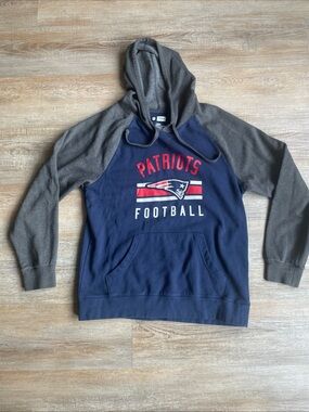 NFL Team Apparel New England Patriots Hooded Sweatshirt Hoodie SZ M